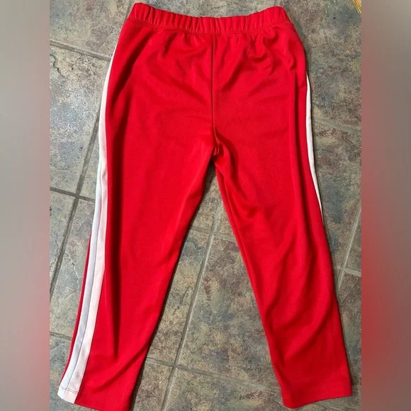 old navy red & white with light pink striped capris, size small - Picture 6 of 6